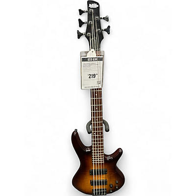 Used Ibanez GSR205 5 String SUNBURST Electric Bass Guitar