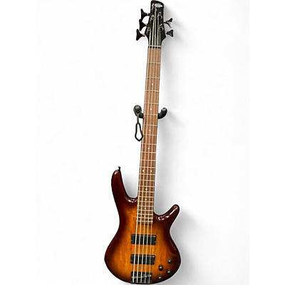 Used Ibanez GSR205 5 String SUNBURST Electric Bass Guitar