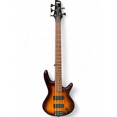 Used Ibanez GSR205 5 String Sunburst Electric Bass Guitar