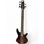 Used Ibanez GSR205 5 String Trans Red Electric Bass Guitar Trans Red