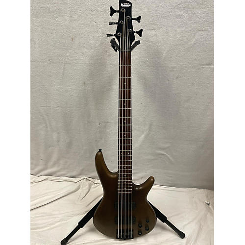 Ibanez Used Ibanez GSR205 5 String Walnut Electric Bass Guitar Walnut