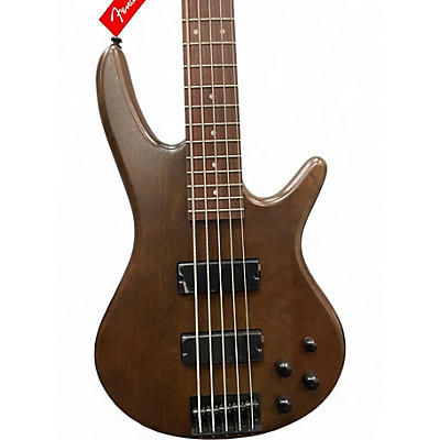 Used Ibanez GSR205 5 String Walnut Electric Bass Guitar