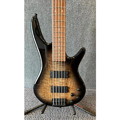 Ibanez Used Ibanez GSR205SM 5 String Natural Gray Burst Electric Bass Guitar