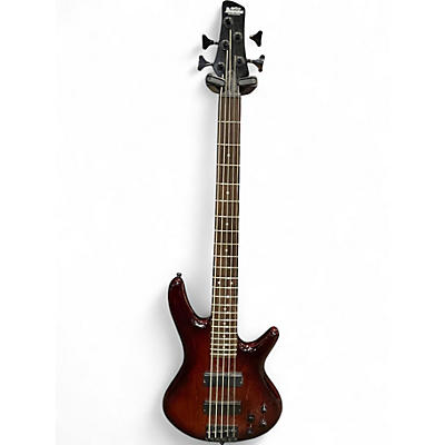 Used Ibanez GSR205SM 5 String Sunburst Electric Bass Guitar