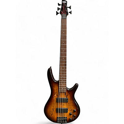 Used Ibanez GSR205SM Brown Burst Electric Bass Guitar