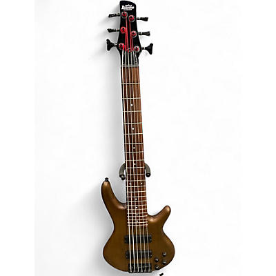 Used Ibanez GSR206 6 String Brown Electric Bass Guitar