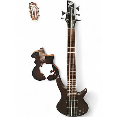 Used Ibanez GSR206 6 String Brown Electric Bass Guitar