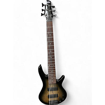 Ibanez Used Ibanez GSR206 6 String Natural Gray Burst Electric Bass Guitar