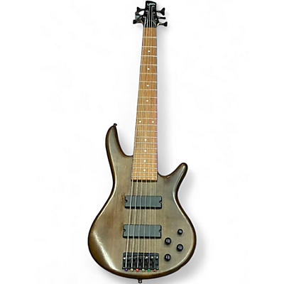 Used Ibanez GSR206 6 String Walnut Electric Bass Guitar