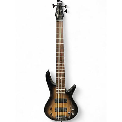 Used Ibanez GSR206SM  Natural Gray Burst Electric Bass Guitar