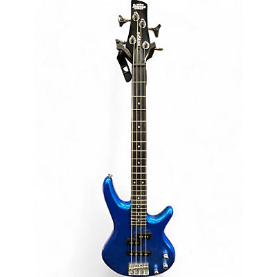 Used Ibanez GSRM20 Metallic Blue Electric Bass Guitar