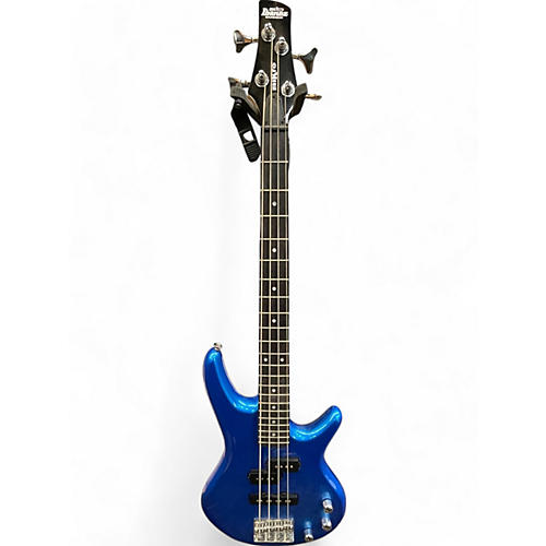 Used Ibanez GSRM20 Metallic Blue Electric Bass Guitar Metallic Blue