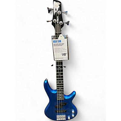 Used Ibanez GSRM20 Mikro Short Scale Blue Electric Bass Guitar