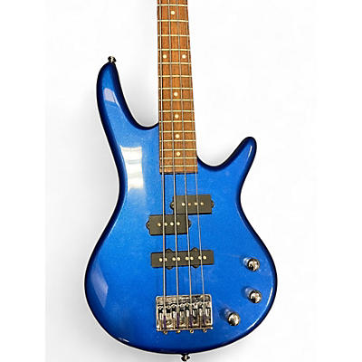 Used Ibanez GSRM20 Mikro Short Scale Blue Electric Bass Guitar