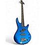 Used Ibanez GSRM20 Mikro Short Scale Blue Electric Bass Guitar Blue