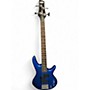 Used Ibanez GSRM20 Mikro Short Scale Blue Electric Bass Guitar Blue