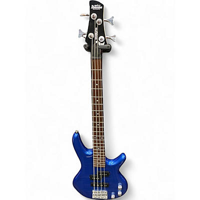 Used Ibanez GSRM20 Mikro Short Scale Metallic Blue Electric Bass Guitar