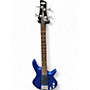 Used Ibanez GSRM20 Mikro Short Scale Metallic Blue Electric Bass Guitar Metallic Blue