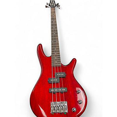 Used Ibanez GSRM20 Mikro Short Scale RED Electric Bass Guitar