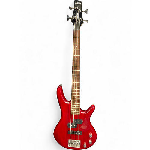 Used Ibanez GSRM20 Mikro Short Scale Red Electric Bass Guitar Red