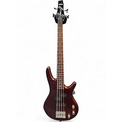 Used Ibanez GSRM20 Mikro Short Scale Root Beer Metallic Electric Bass Guitar