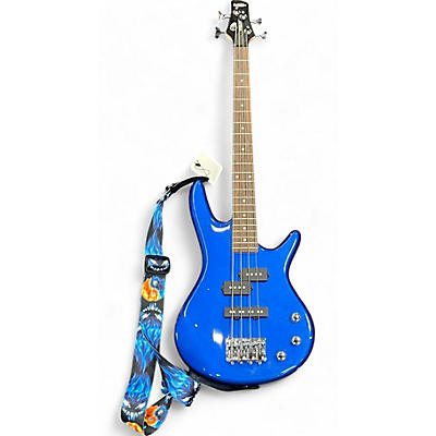 Ibanez Used Ibanez GSRM20 Mikro Short Scale STARLIGHT BLUE Electric Bass Guitar