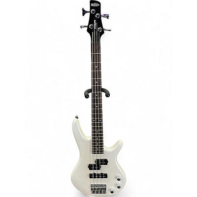 Used Ibanez GSRM20 Pearl White Electric Bass Guitar