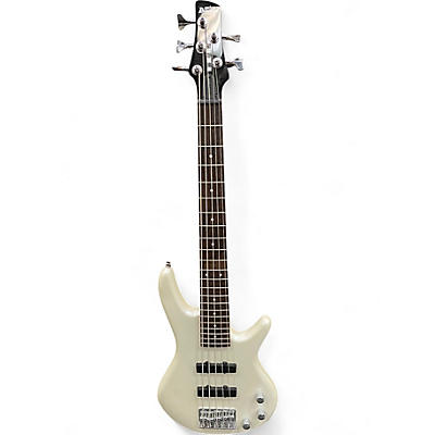 Used Ibanez GSRM25 Pearl White Electric Bass Guitar