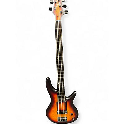 Used Ibanez GWB205 Gary Willis Signature Tequila Sunrise Flat Electric Bass Guitar
