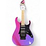 Used Ibanez Genesis Collection Purple Neon Solid Body Electric Guitar Purple Neon
