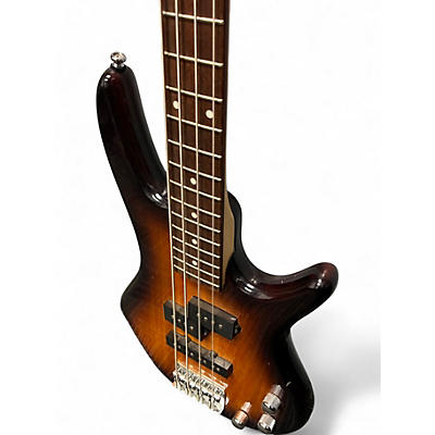 Used Ibanez Gio 4 String Bass 2 Color Sunburst Solid Body Electric Guitar