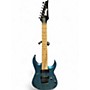 Used Ibanez Gio Ax 7 String Blue Solid Body Electric Guitar Blue