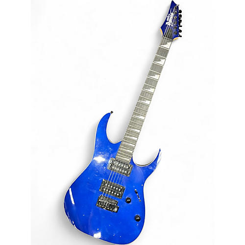 Used Ibanez Gio Ax Blue Solid Body Electric Guitar Blue