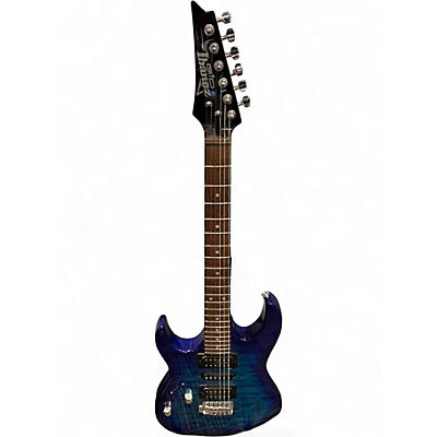 Used Ibanez Gio Ax Left Handed Blue Electric Guitar