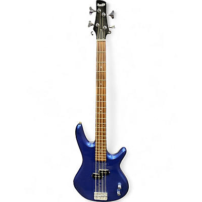 Used Ibanez Gio Blue Electric Bass Guitar