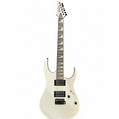 Used Ibanez Gio GRGR210EX White Solid Body Electric Guitar