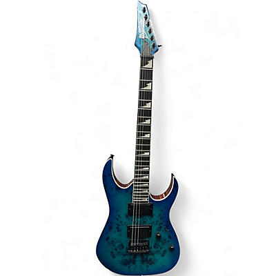 Used Ibanez Gio GRGR221PA Aqua Burst Solid Body Electric Guitar