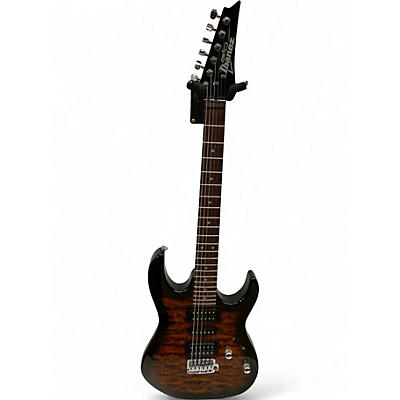 Used Ibanez Gio GRX70QA 2 Color Sunburst Solid Body Electric Guitar