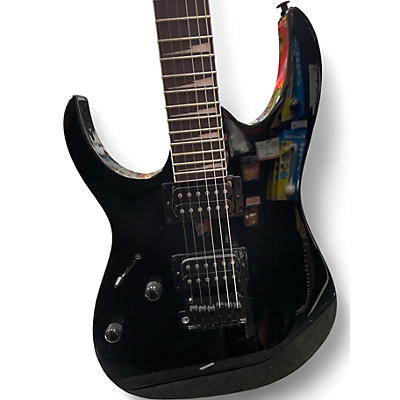 Used Ibanez Gio Left Handed BLACK SPARKLE Electric Guitar