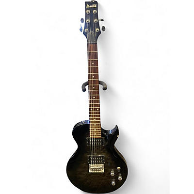 Used Ibanez Gio SINGLE CUT Trans Black Solid Body Electric Guitar