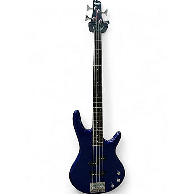 Used Ibanez Gio Soundgear Blue Electric Bass Guitar