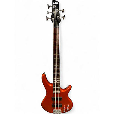 Used Ibanez Gio Soundgear Roadster Orange Electric Bass Guitar