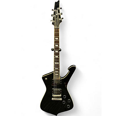 Used Ibanez IC400 Iceman Black and Yellow Solid Body Electric Guitar