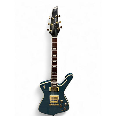 Used Ibanez IC420 Ice Blue Metallic Solid Body Electric Guitar