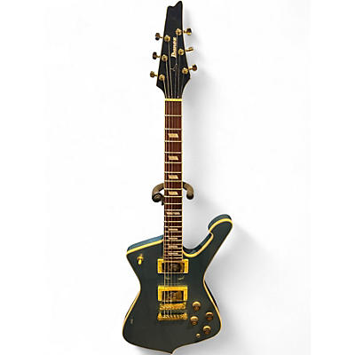 Used Ibanez IC420 Iceman Antique Blue Metallic Solid Body Electric Guitar