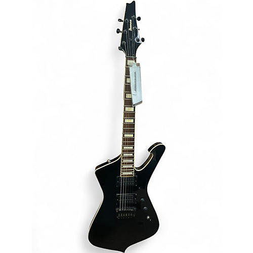 Used Ibanez IC500 Iceman Black Solid Body Electric Guitar Black