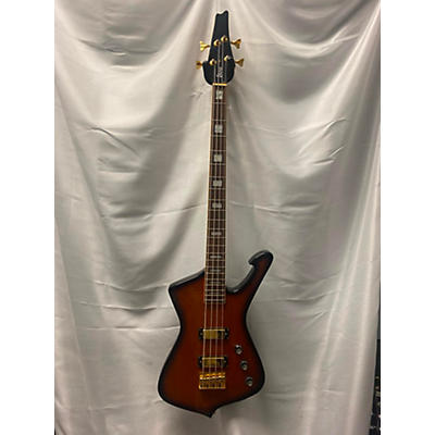 Ibanez Used Ibanez Iceman Bass 2 Color Sunburst Electric Bass Guitar