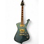 Used Ibanez Iceman IC420 Ice Blue Metallic Solid Body Electric Guitar Ice Blue Metallic