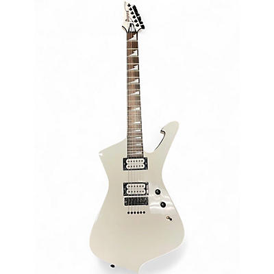 Used Ibanez Iceman ict700 Snow White Solid Body Electric Guitar
