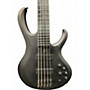Used Ibanez Iron Label BTB625EX 5 String Flat Black Electric Bass Guitar Flat Black